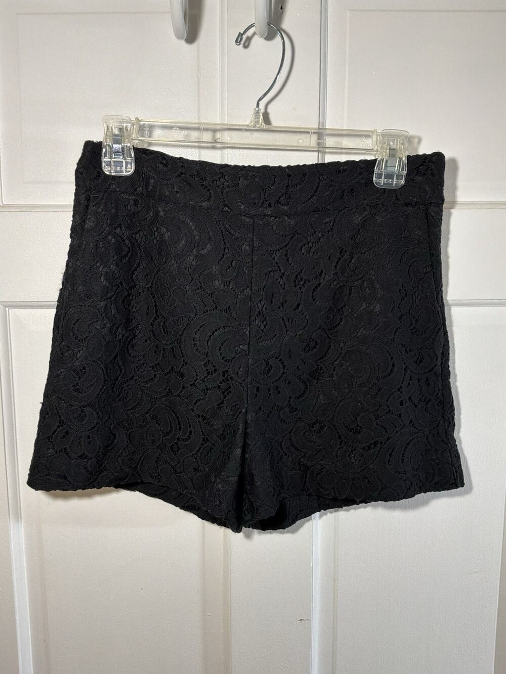 Ladies Express Black Shorts Size 6